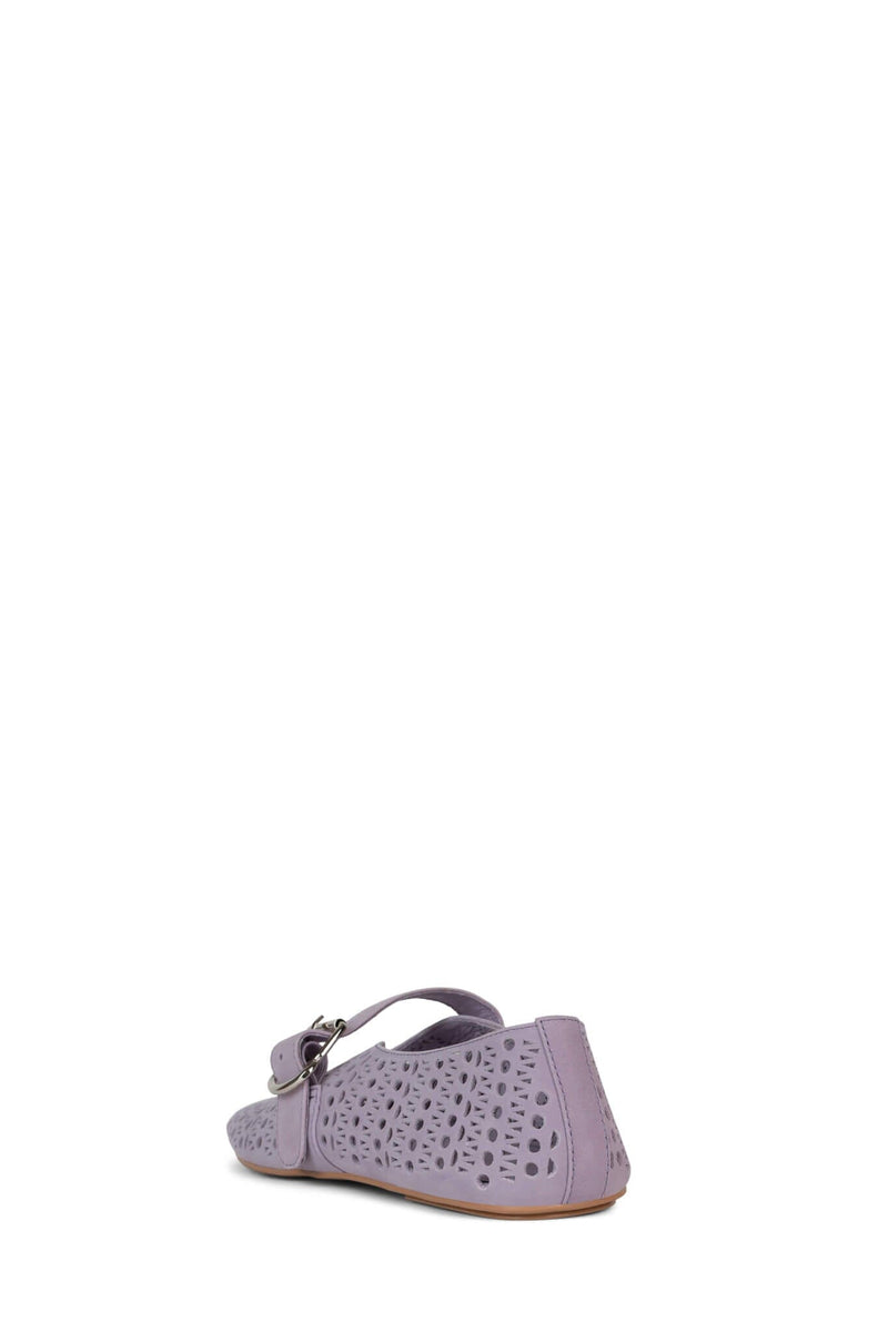 SHELLY-LSR Mary-Jane Flats Women Shoes Lilac Back View