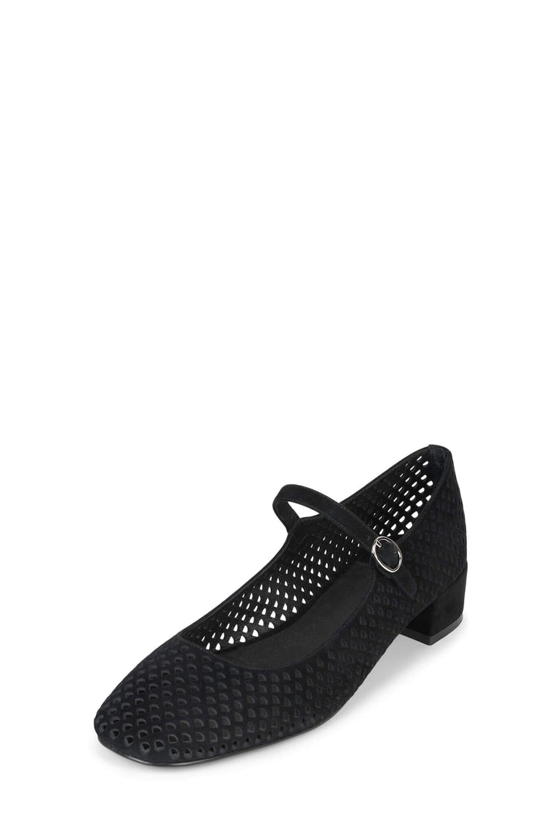 TOPTIER-PC Jeffrey Campbell Mary Janes Black Suede