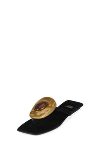BAZAAR Black Suede Tortoise _hover