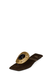 BAZAAR Brown Suede Combo _hover