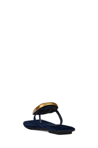 BAZAAR Navy Suede Combo 3