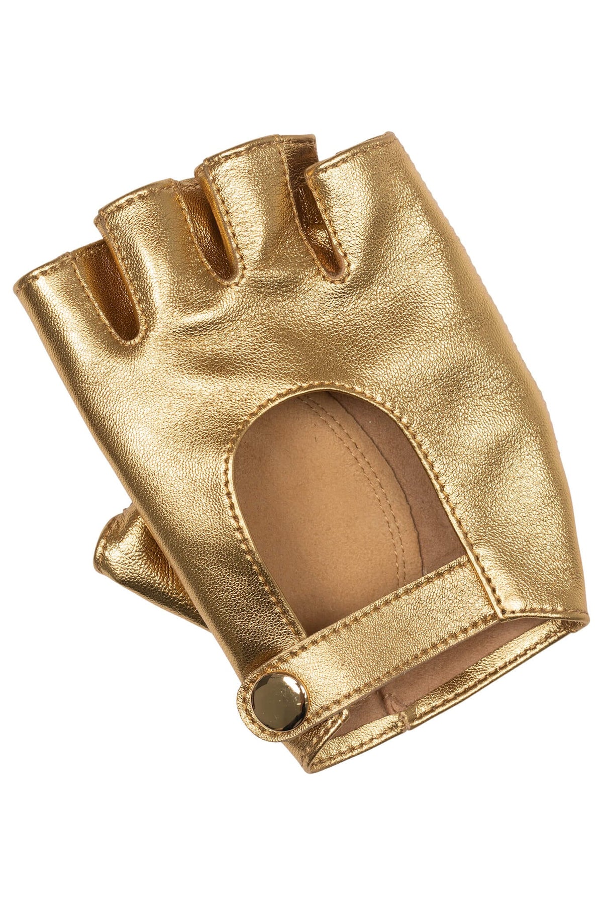 MOTO-MAMI Jeffrey Campbell Gloves Dark Gold