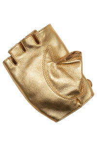 MOTO-MAMI Jeffrey Campbell Gloves Dark Gold