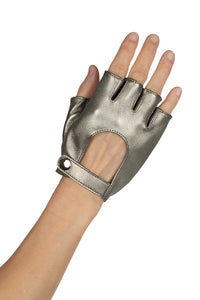 MOTO-MAMI Jeffrey Campbell Gloves Pewter