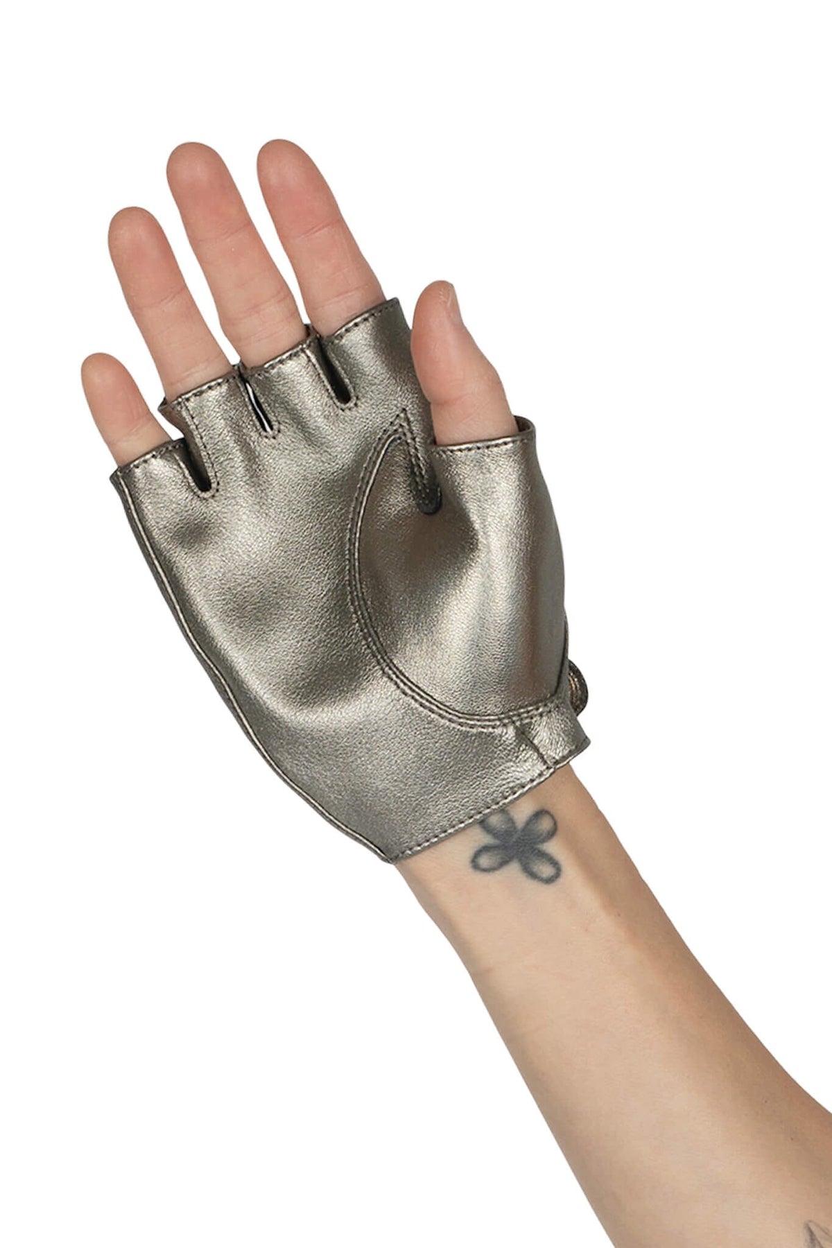 MOTO-MAMI Jeffrey Campbell Gloves Pewter