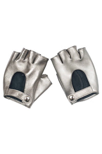 MOTO-MAMI Jeffrey Campbell Gloves Pewter