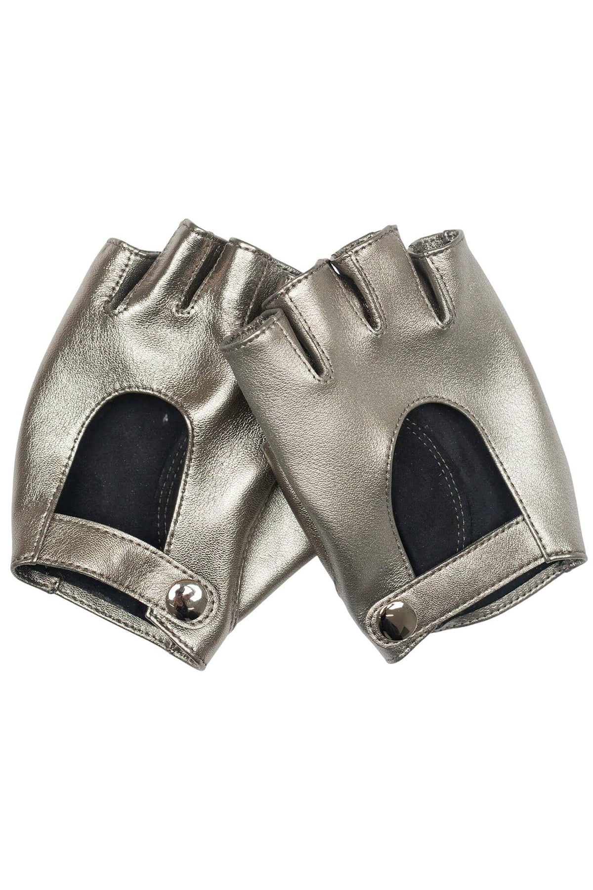 MOTO-MAMI Jeffrey Campbell Gloves Pewter
