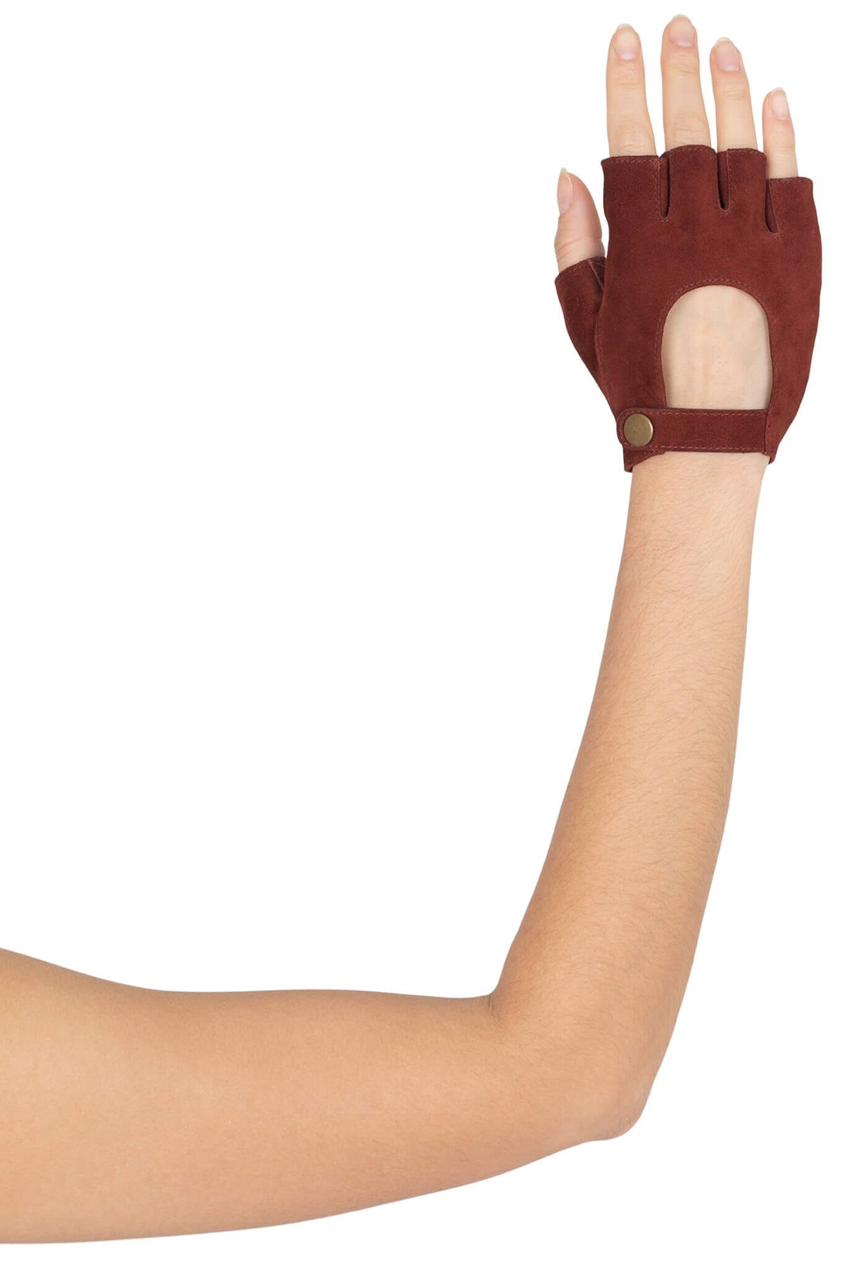 MOTO-MAMI Jeffrey Campbell Gloves Rust Suede