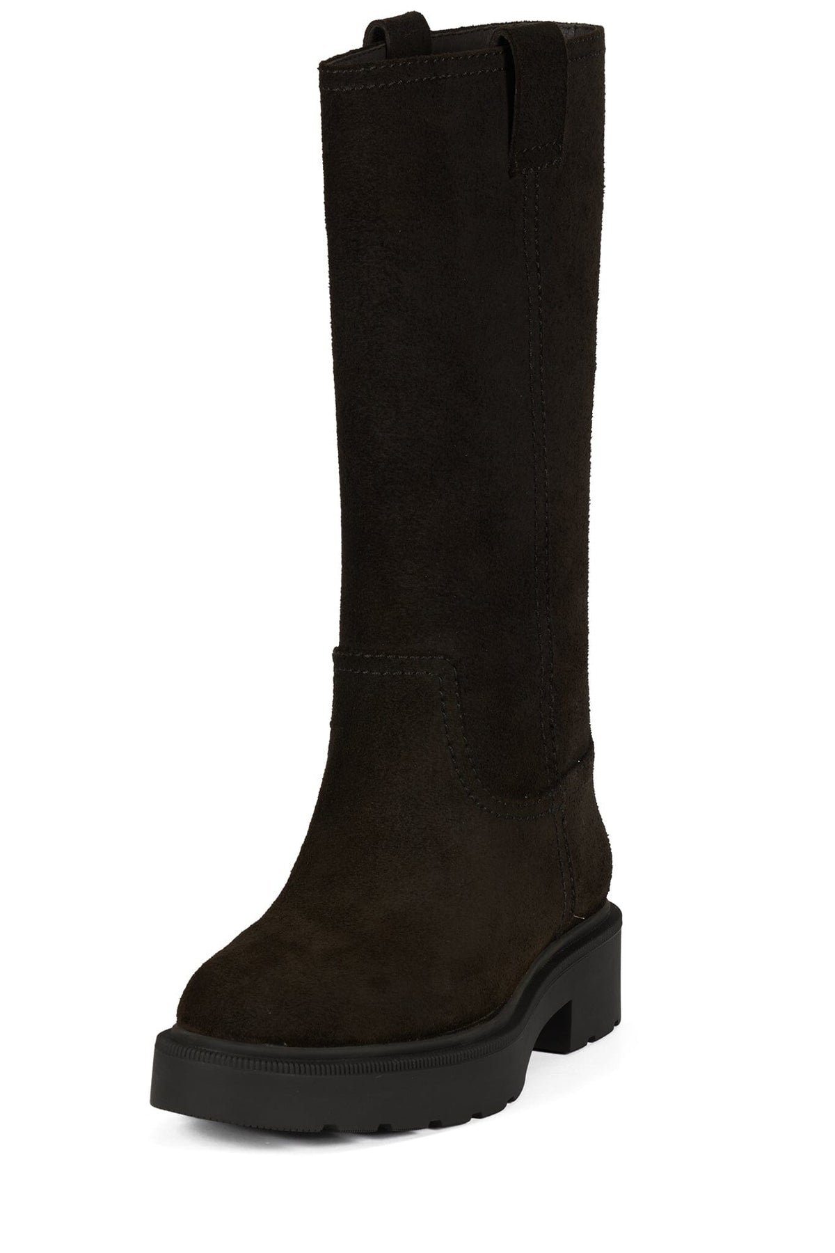 OBSIDIAN-H Brown Distressed Suede _hover