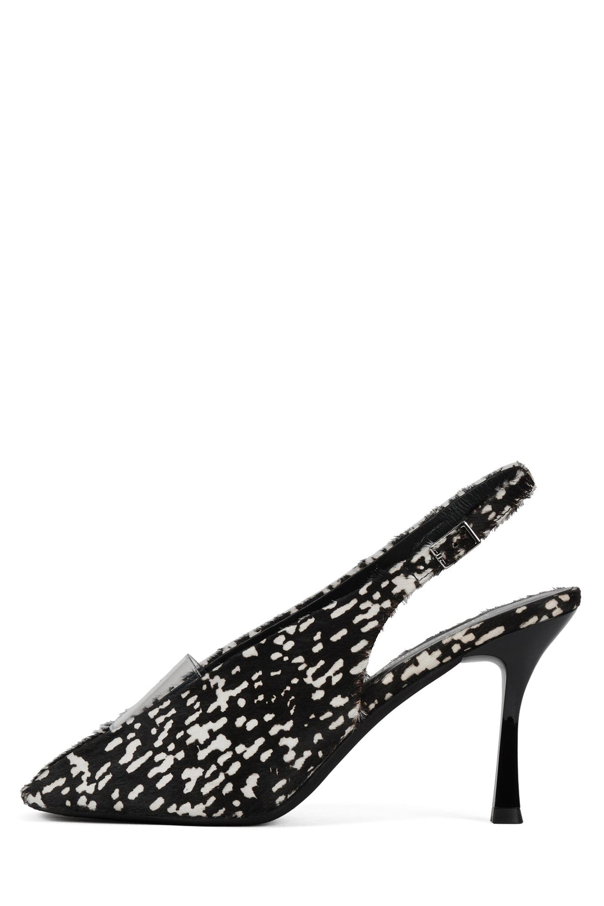 PATRIZIA-F Black White Dot Clear
