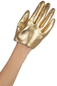 PIT-CREW GLOVES Gold Metallic