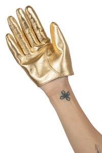 PIT-CREW GLOVES Gold Metallic _hover