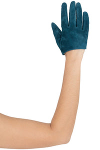 PIT-CREW GLOVES Turquoise Suede