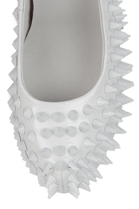 PRICKED Jeffrey Campbell Platform Pump White Patent