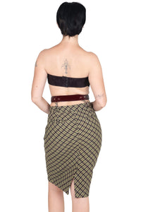 PSYCHIC TOP Jeffrey Campbell Top Coffee Suede 7