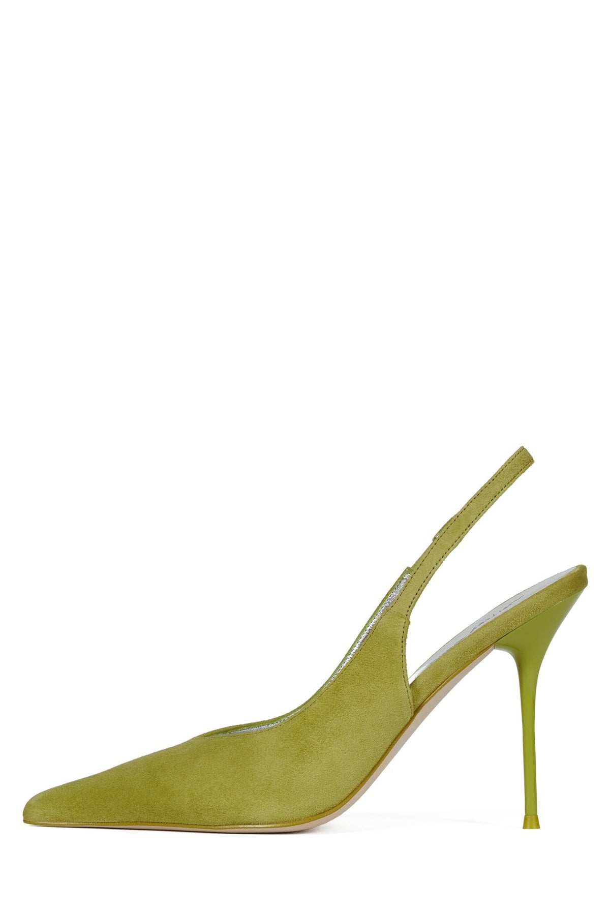 PUCKER_SB Bright Chartreuse Suede