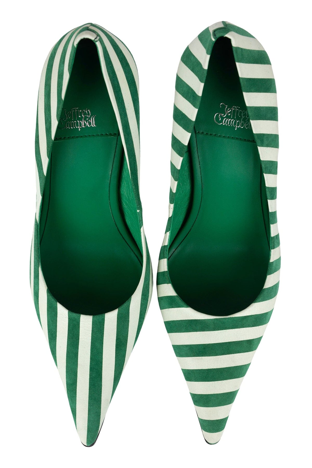 RISKTAKER3 Green White Stripe Suede 4