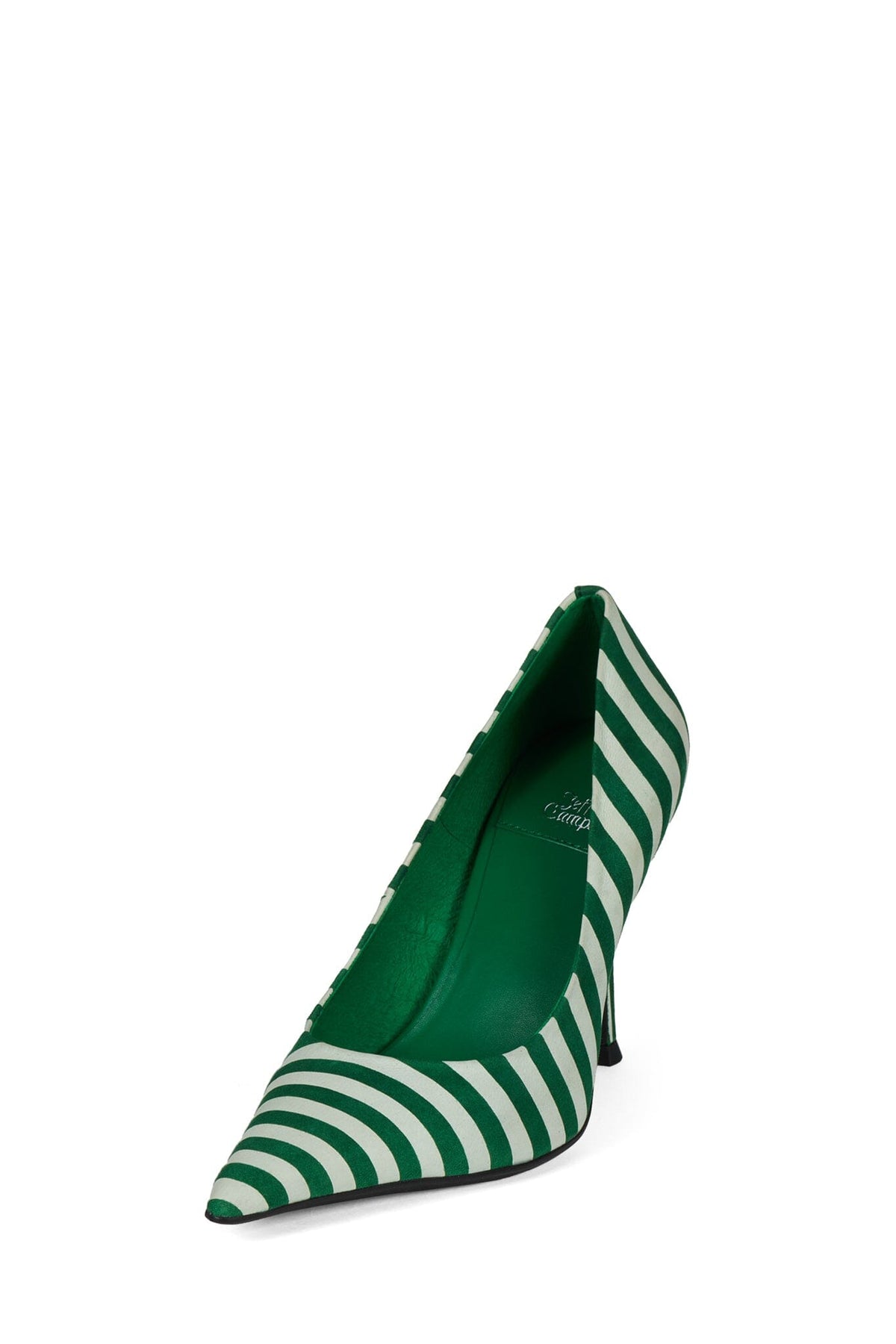 RISKTAKER3 Green White Stripe Suede 7