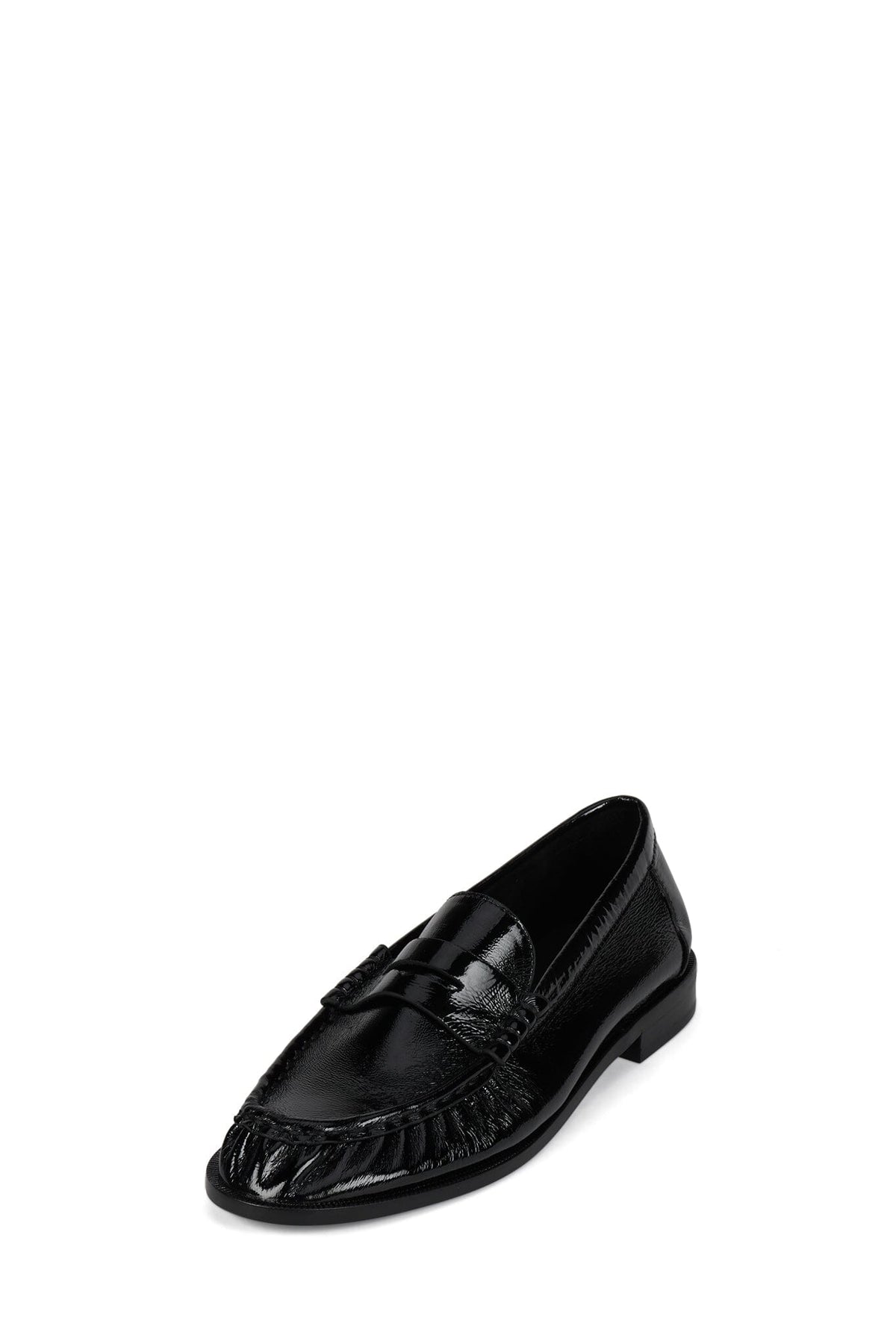 STALLONE Black Crinkle Patent _hover