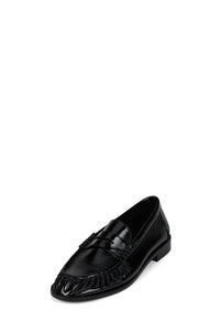 STALLONE Black Crinkle Patent _hover