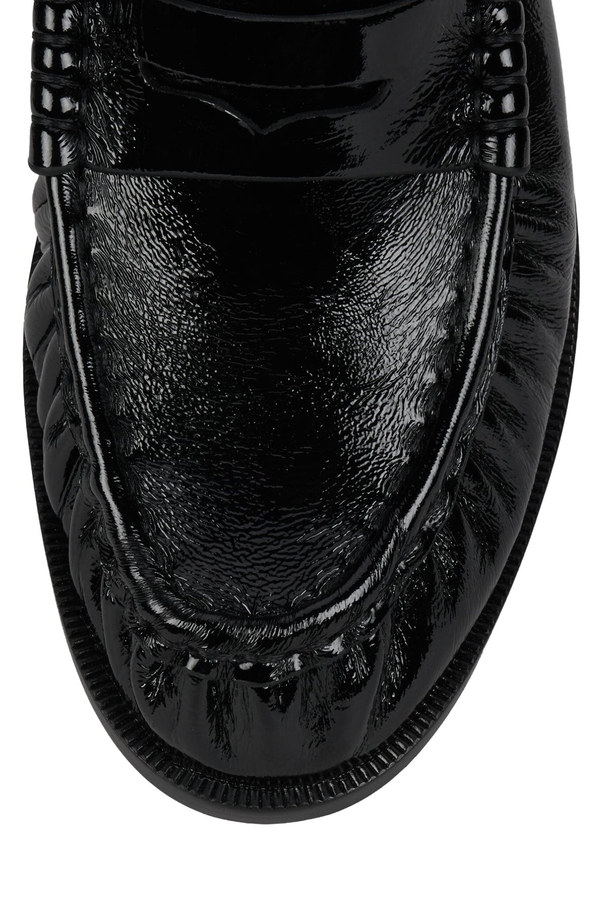 STALLONE Black Crinkle Patent 4