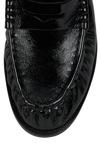 STALLONE Black Crinkle Patent 4
