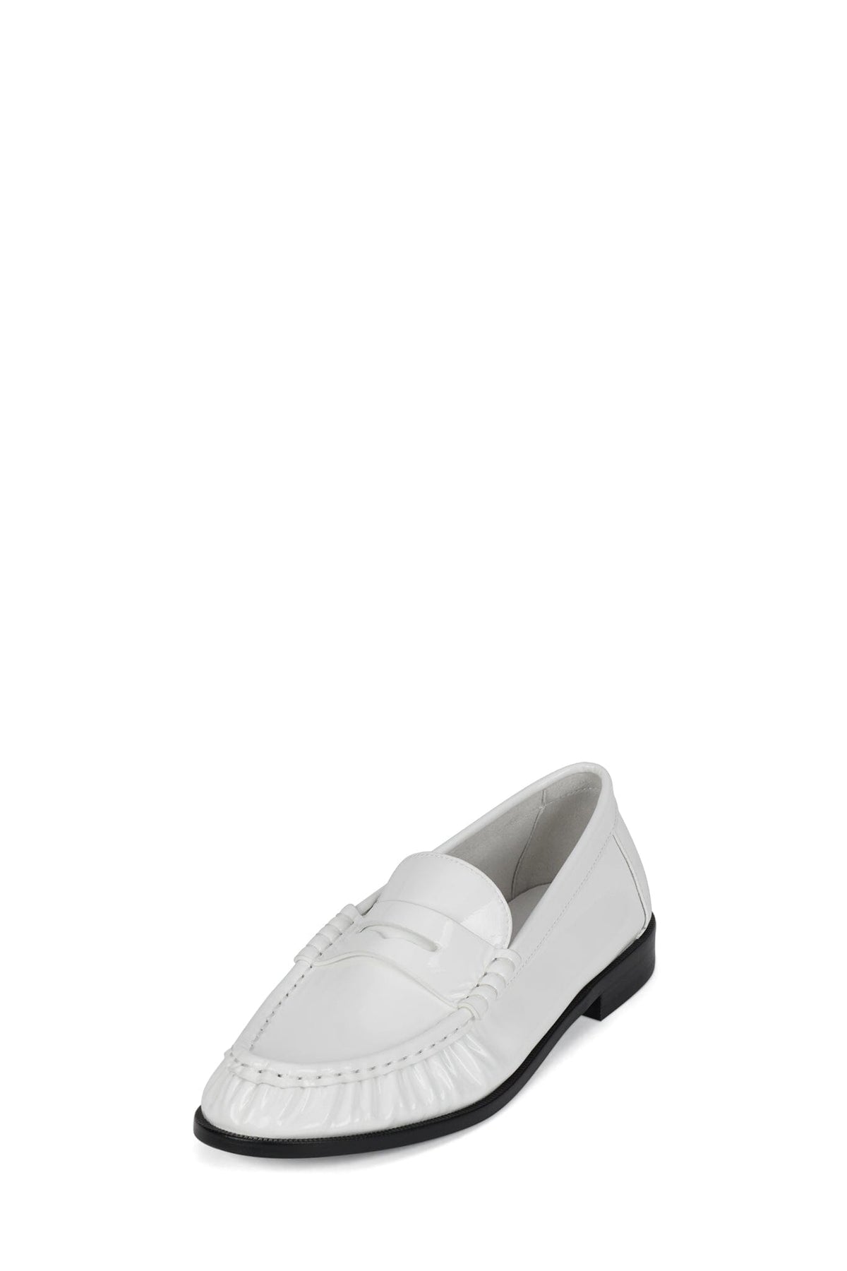 STALLONE White Crinkle Patent _hover