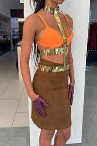 ABYSSINIA HARNESS Jeffrey Campbell Harness Gold