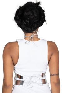 ABYSSINIA HARNESS Jeffrey Campbell Harness Silver 