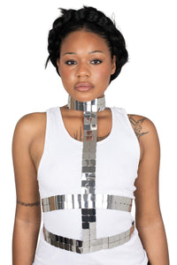 ABYSSINIA HARNESS Jeffrey Campbell Harness Silver 