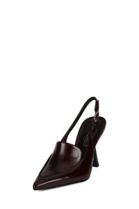 ACCLAIMED Jeffrey Campbell Slingback Heeled Loafer Brown Crinkle
_hover