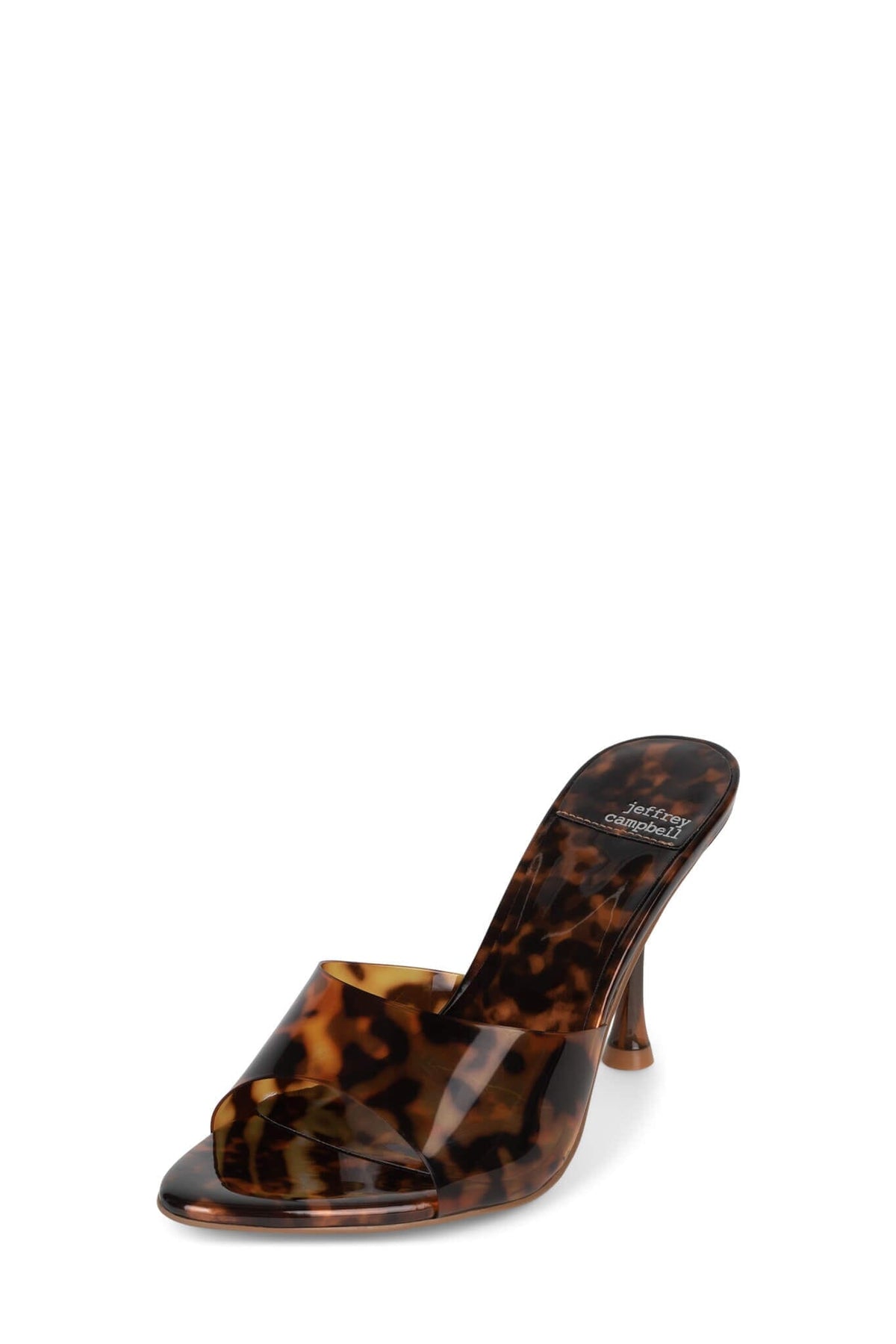 AGENT Jeffrey Campbell Heeled Sandal Tortoise 