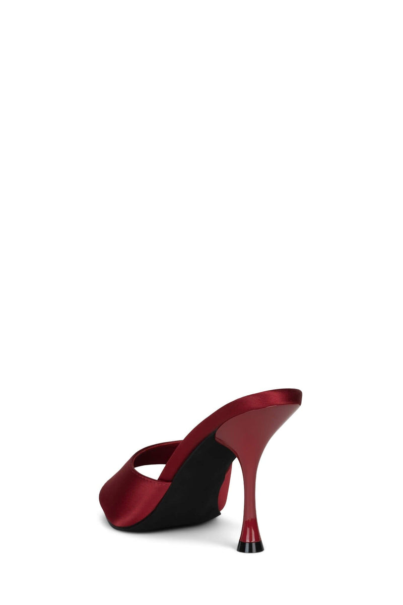 AGENT Jeffrey Campbell Heeled Sandal Red Satin