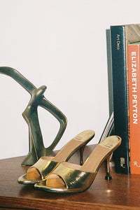 AGENT Jeffrey Campbell Heeled Sandal Gold Metallic 
_hover