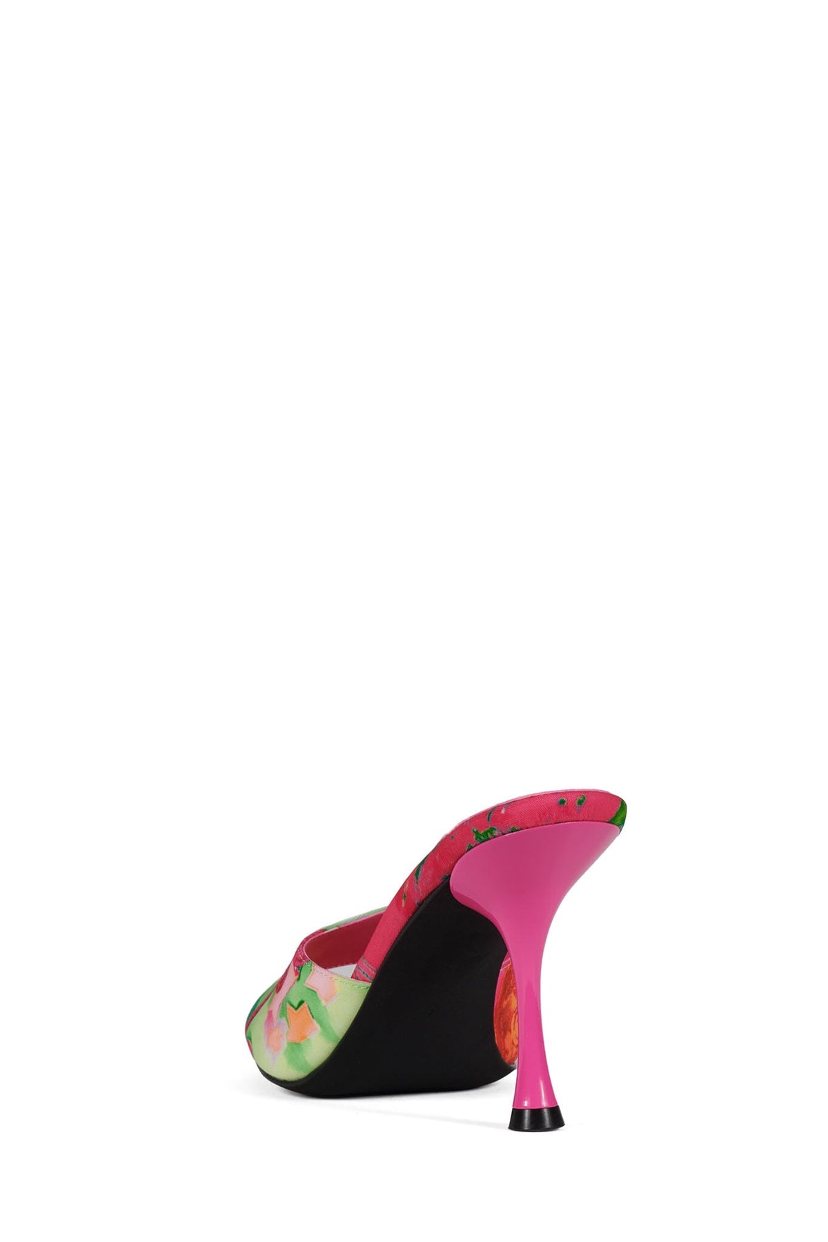 AGENT Jeffrey Campbell Heeled Sandal Green Bad Girl Combo