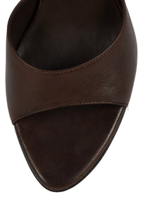 AGENT Jeffrey Campbell Heeled Sandal Coffee