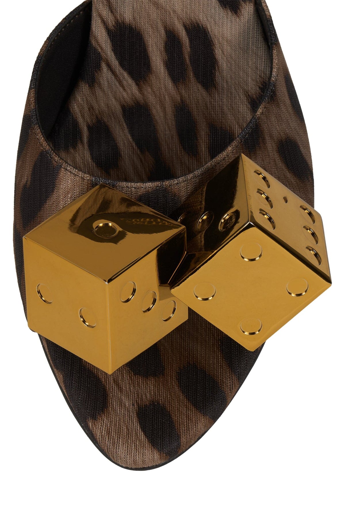 AGENT-O Heeled Sandal Beige Cheetah Gold