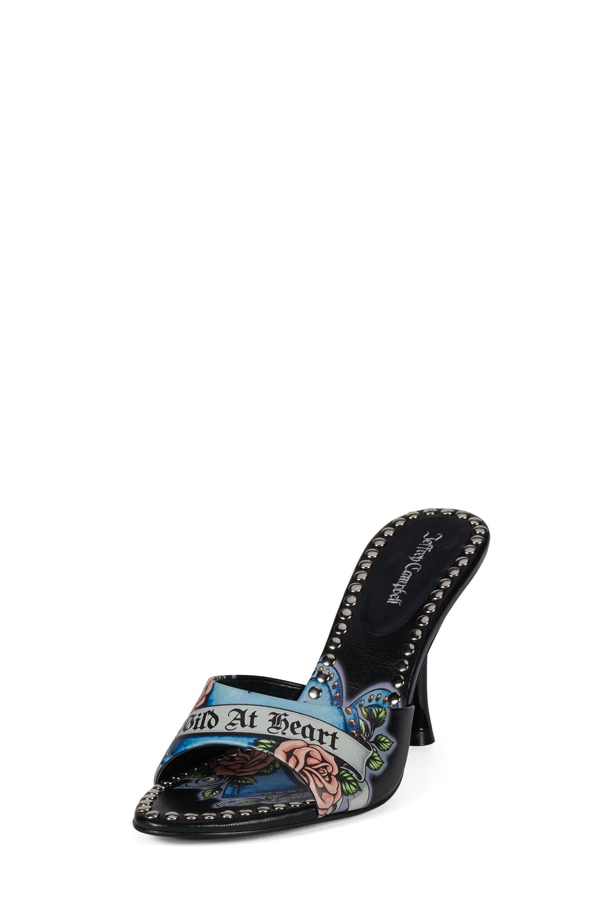 AGENT-ST Jeffrey Campbell Heeled Sandal Black Wild Combo _hover