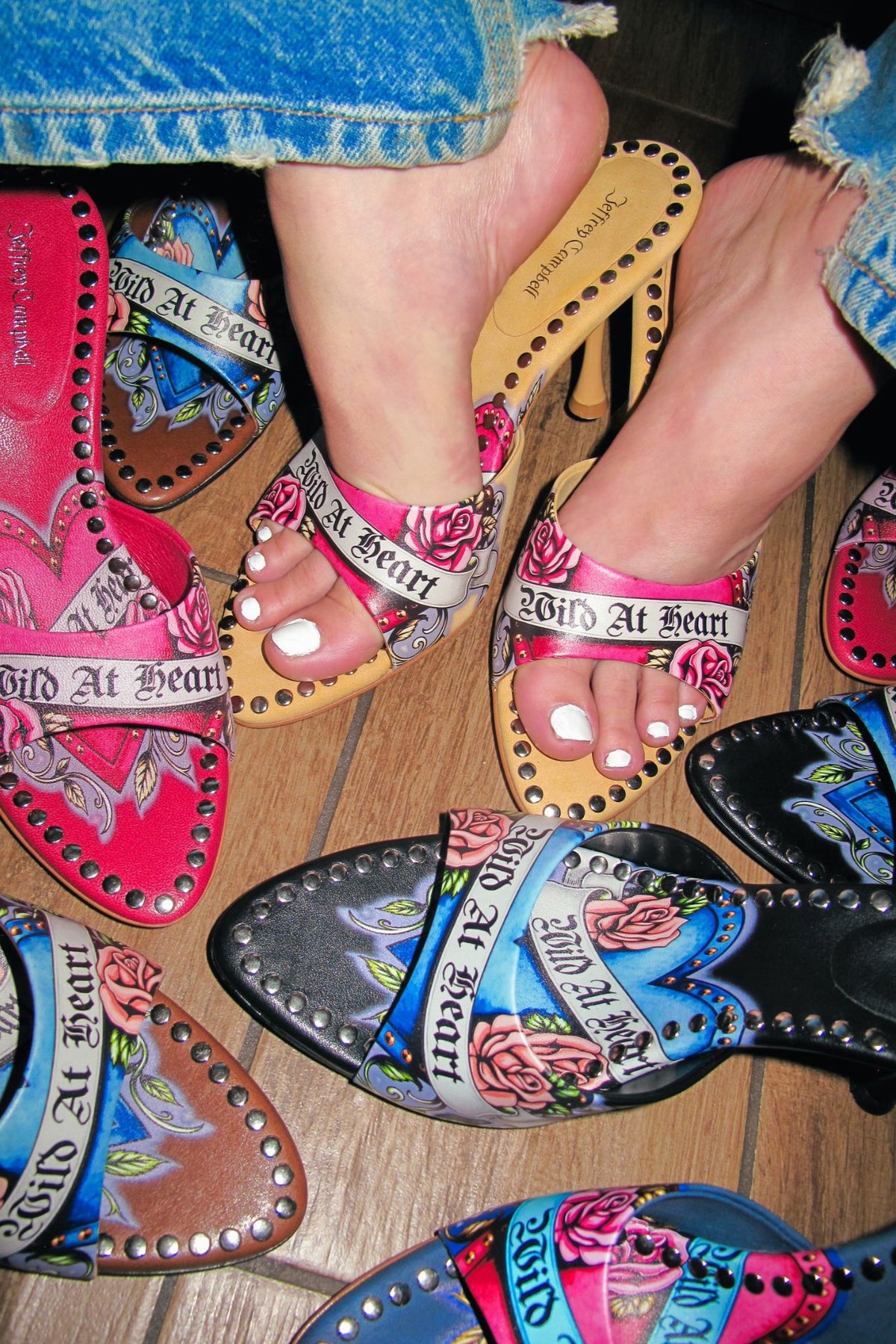 AGENT-ST Heeled Sandal Banana Wild Combo _hover