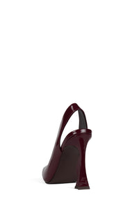 ALIMONY Jeffrey Campbell Slingback Pump Berry Patent