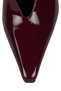 ALIMONY Jeffrey Campbell Slingback Pump Berry Patent