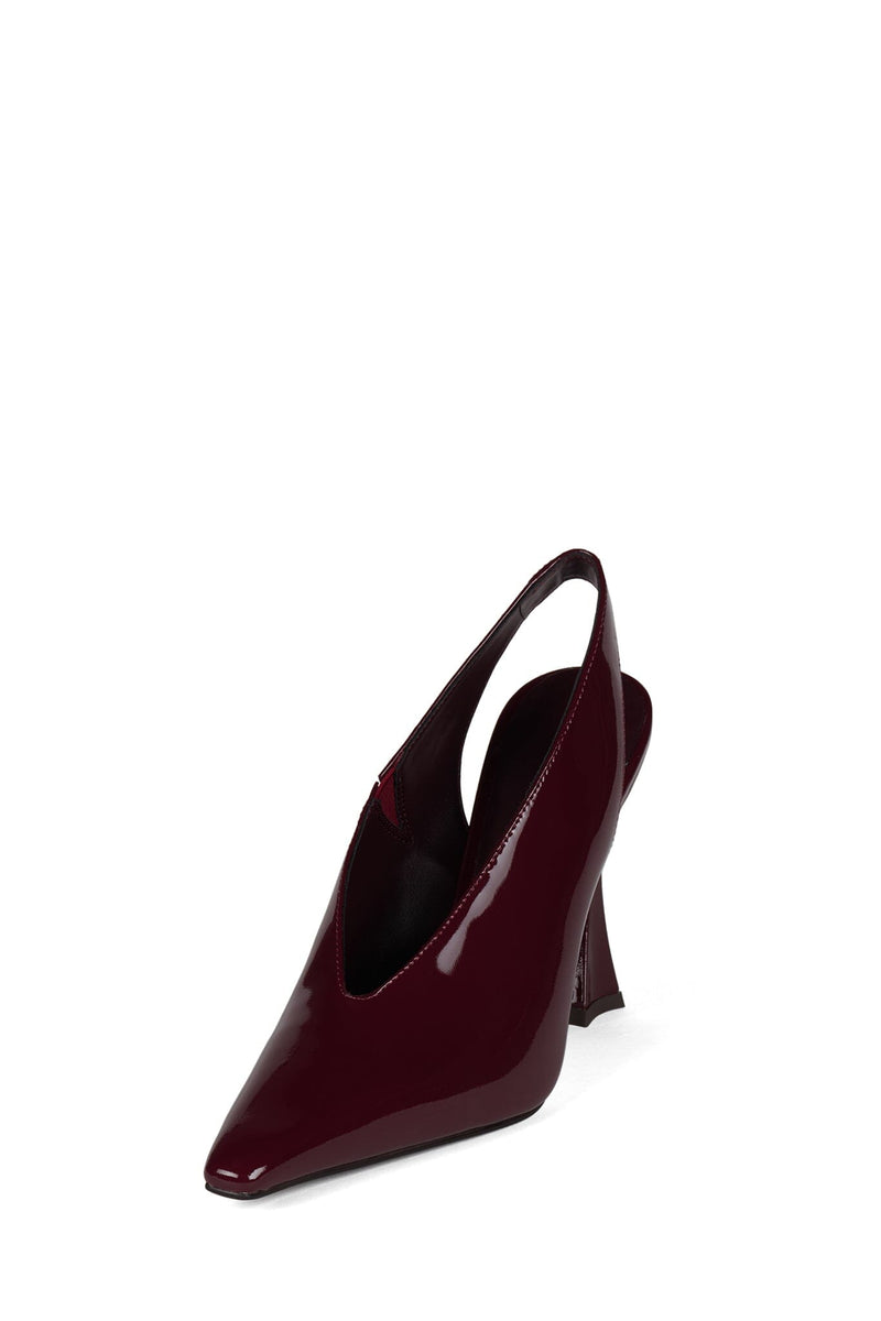 ALIMONY Jeffrey Campbell Slingback Pump Berry Patent
_hover
