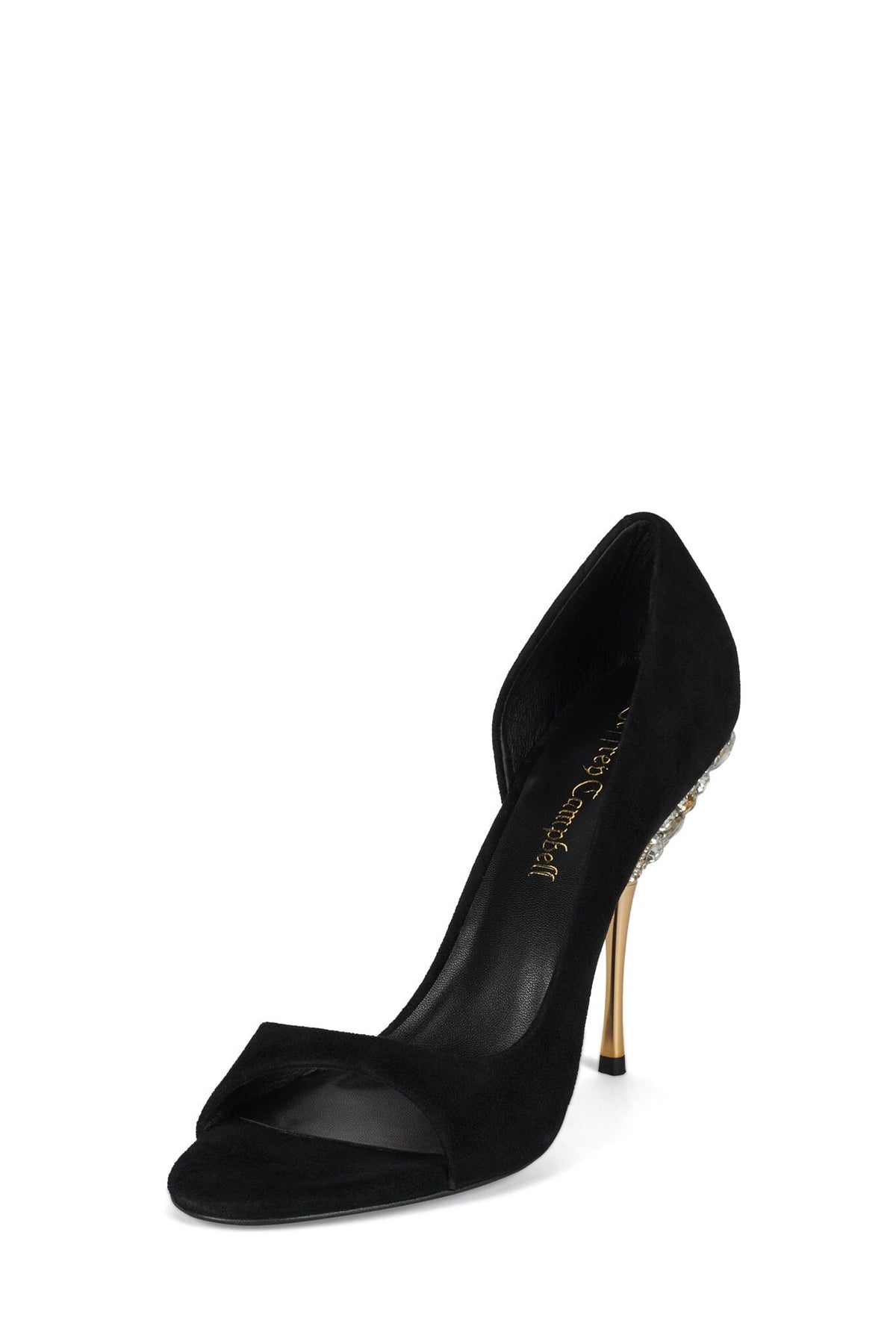 ALLURIA Jeffrey Campbell Heeled Sandal Black Suede Combo
_hover