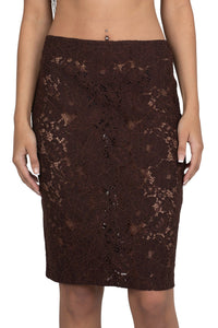 AMALIE-LC Jeffrey Campbell Skirt Brown