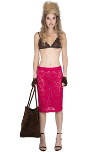 AMALIE-LC Jeffrey Campbell Skirt Fuchsia 
