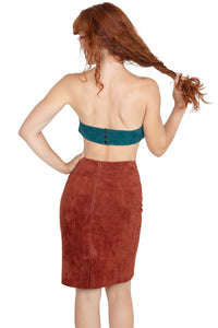 AMALIE Jeffrey Campbell Pencil Skirt Rust Suede
_hover