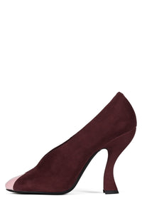 AMUSING Wine Suede Pink