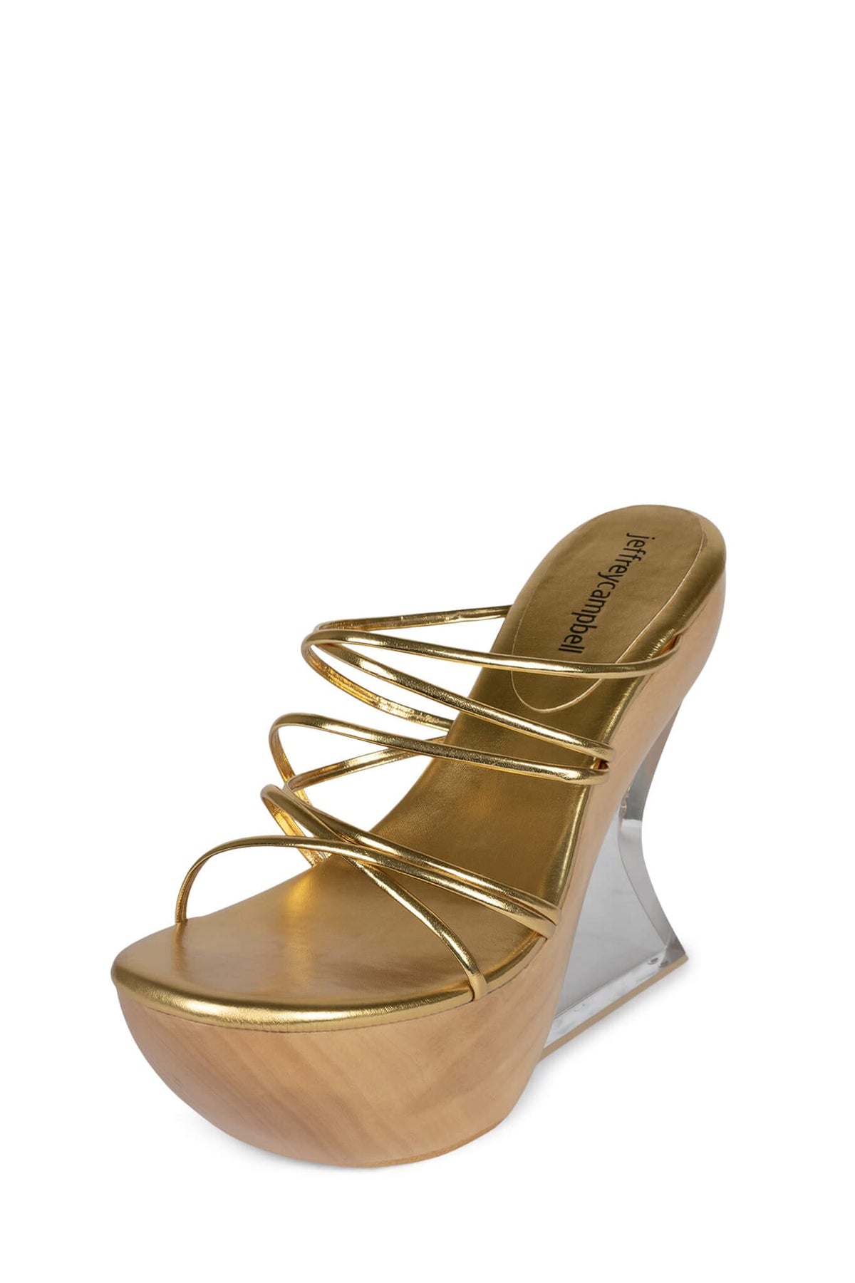 ANDROID Jeffrey Campbell Platform Sandal Gold