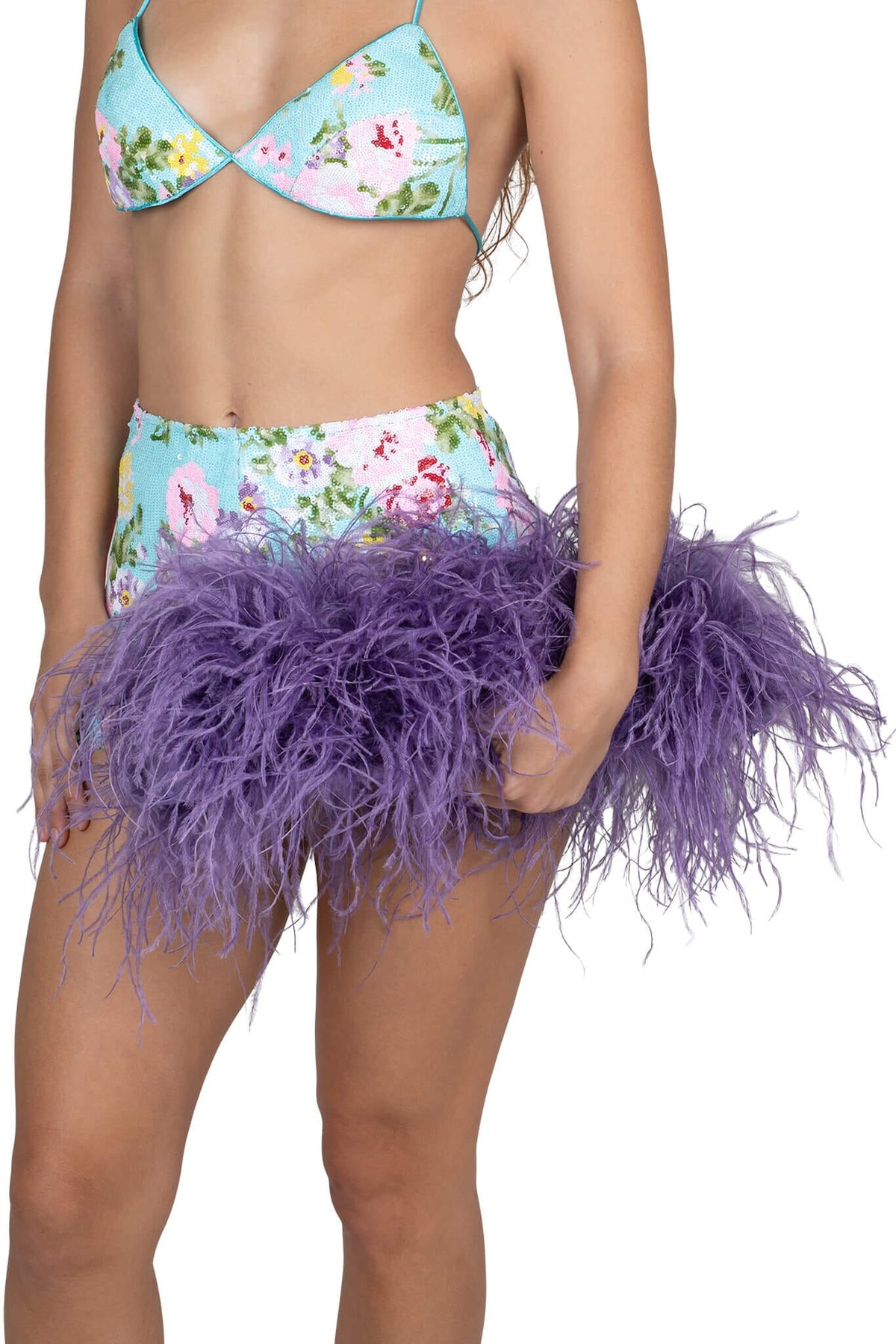 ANIMAL-F Jeffrey Campbell Clutch Purple Combo _hover