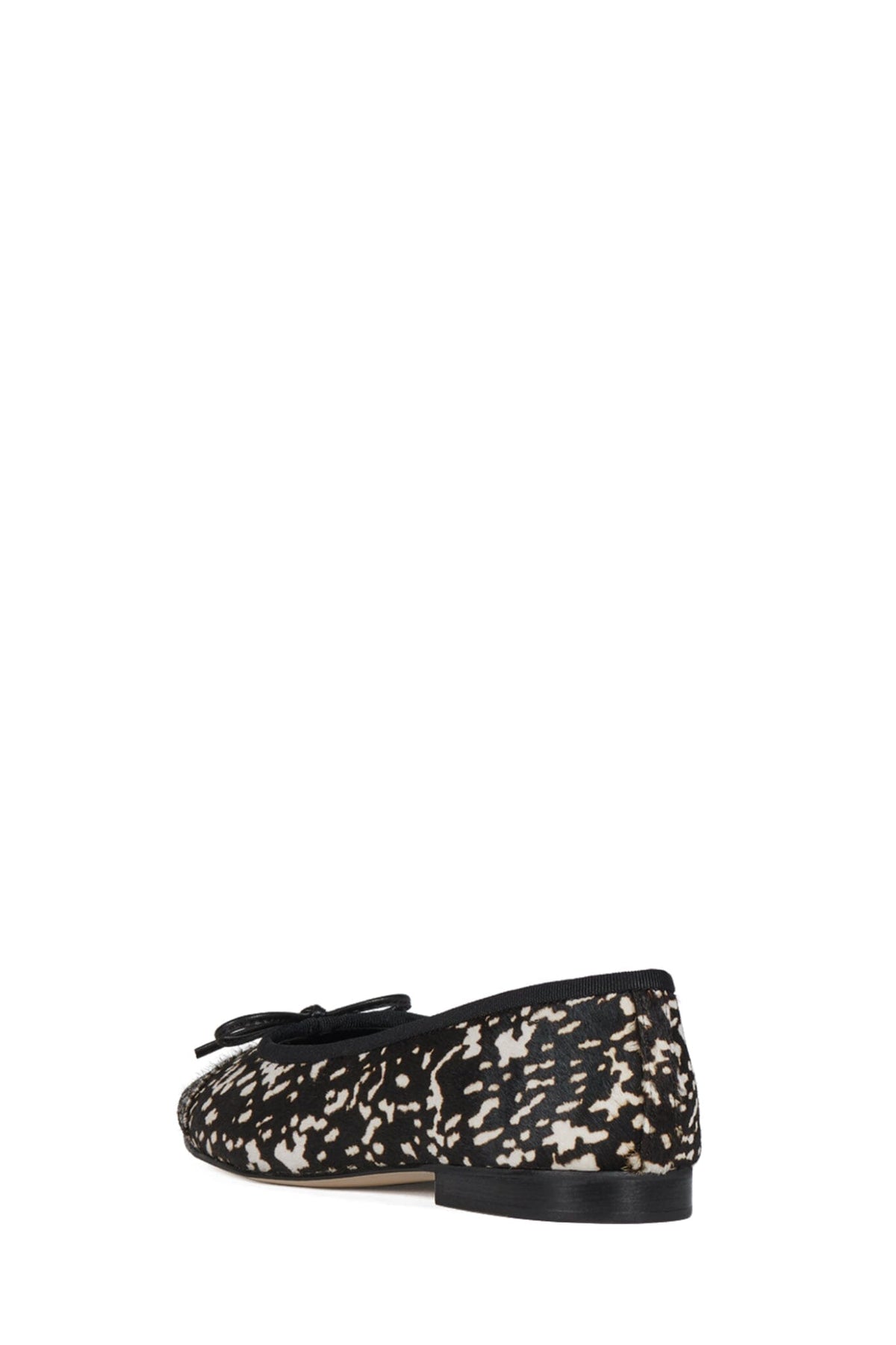 ARABESQ-F Jeffrey Campbell Flat Black White Hair